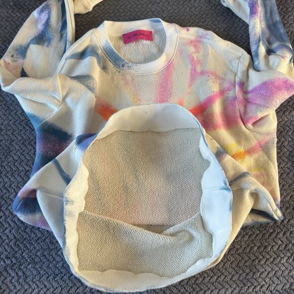 The Elder Statesman Tie-Dye Crewneck Sweater Medium - Picture 8 of 8